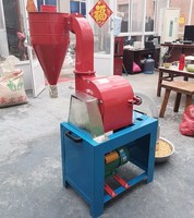 Moulin à riz et maïs à aspiration automatique avec moteur à bobine en cuivre, broyeur de céréales auto-amorçant / Ligne de production de farine de maïs à faible bruit