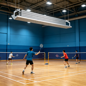 Éclairage anti-éblouissement pour terrains de badminton intérieurs, gymnases, salles de basketball, terrains de tennis de table, pour éclairage linéaire haute puissance 80W-150W IP65 - Product Image 4