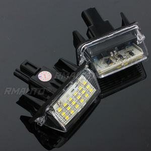 2PCS Lampes LED pour plaque d'immatriculation pour Toyota Corolla Yaris Vitz Camry Prius C Ractis Verso S - Product Image 3
