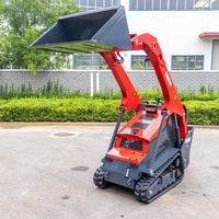Mini-chargeuse compacte sur chenilles homologuée CE à prix abordable, moteur diesel EPA 25 CV, machine puissante