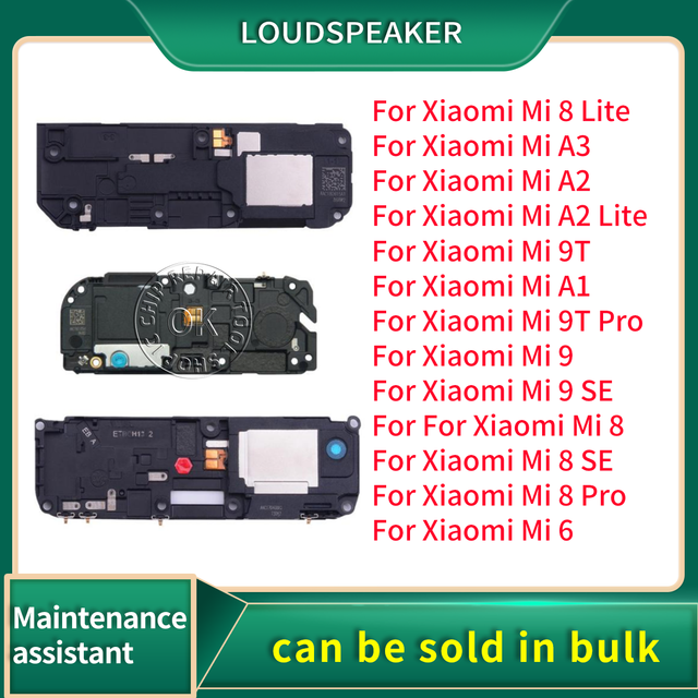 Loudspeaker For XiaoMi Mi A3 A2 A1 9T 9 8 SE Pro Lite 6 Loud Speaker Buzzer Ringer Flex Replacement Parts
