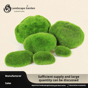 Groene Moderne Stijl Kunstmos Rotsen Eco-Vriendelijke Decoratieve Mosballen Voor Plastic <span class=keywords><strong>Aquarium</strong></span> - Product Image 5