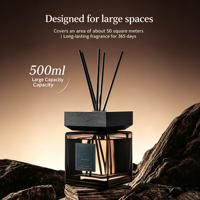 Promotion : Ensemble diffuseur à bâtonnets personnalisé avec logo, sans flamme, pour hôtel, toilettes et maison, parfum longue durée, ornement d'intérieur
