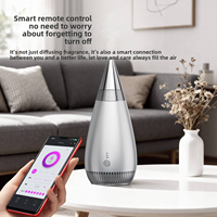 Diffuseur d'aromathérapie domestique en métal haut de gamme, pour comptoir, parfum spécifique aux hôtels, pulvérisation automatique, télécommande