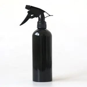 E-meglio bottiglia di metallo nero 500ml di alluminio grilletto spray bottiglia in magazzino