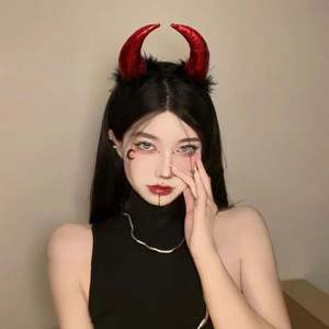 Halloween diable corne bandeau pour femmes citrouille fantôme sorcière chapeau chauve-souris cheveux accessoires pour drôle Halloween Costume Cosplay fête - Product Image 2