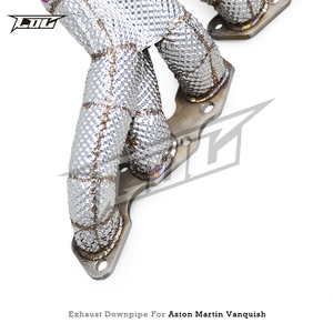 Sistema de escape de acero inoxidable BSK para <span class=keywords><strong>Aston</strong></span> <span class=keywords><strong>Martin</strong></span> <span class=keywords><strong>Vanquish</strong></span> V12 6.0L 2012-2016 colector de cabezales de tubo recto de coche de rendimiento - Product Image 2
