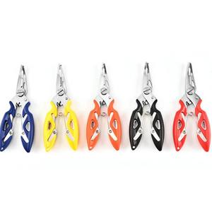 Alicates de pesca de acero inoxidable con punta curva, multifuncionales, portátiles, para atar anzuelos y cortar señuelos, para uso en pesca al aire libre. - Product Image 1