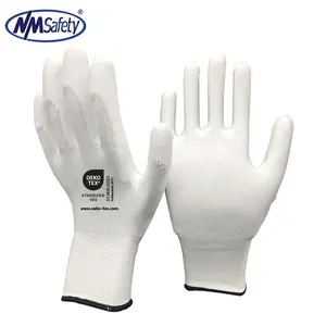 Oekotex PU Handschuhe Sicherheit Nylon EN388 Gartenarbeit shand schuhe Custom OEM Bau handschuhe