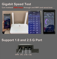 Probador PDA SENTER S357 5G con APK de prueba, instalación Fttr, Ethernet 2.5G, Android 13, Speedtest, Chrome, Pruebas de IPTV