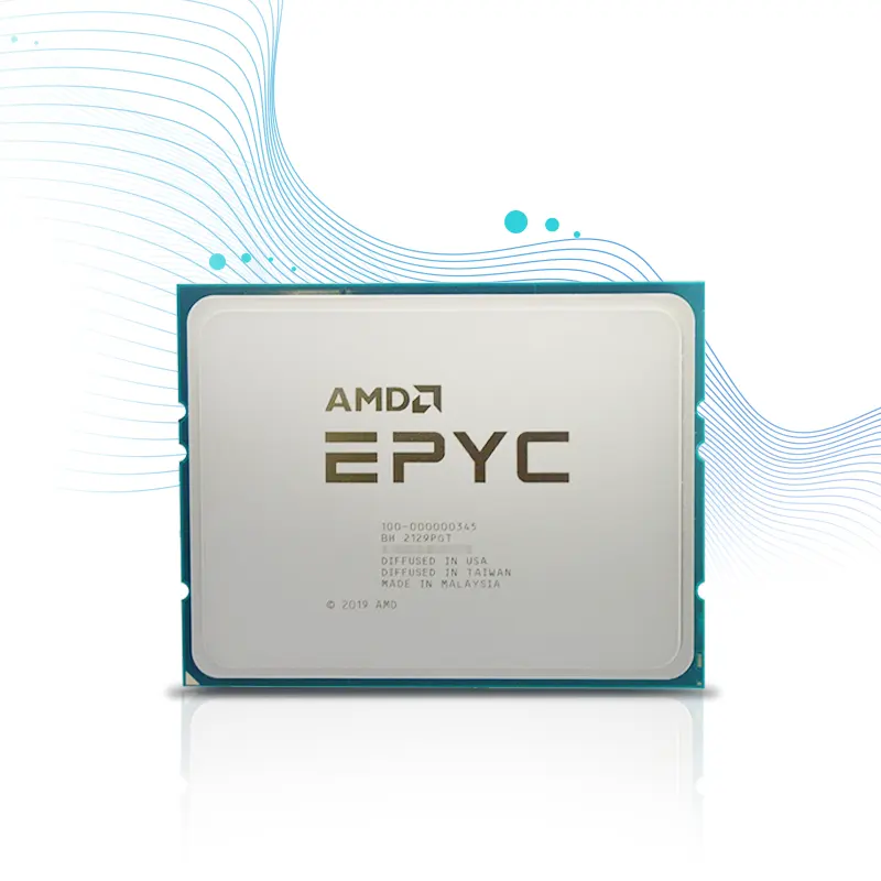 EPYC 7B12 CPU Processor Rome 100-000000020 64 Core 128 Thread 2.25 GHz 3.30 GHz 240W Unlocked Used condition