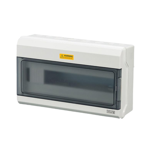 18 way Surface Mount IP66 Waterproof Distribution Box 4-36 Way Press-to-Open Minimalist Electrical Enclosure Only <b>empty</b> <b>boxes</b> - Product Image 5