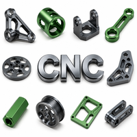 Pièces prototypes en titane usinées sur mesure avec précision CNC 5 axes, usinage CNC de métaux, anodisation des pièces en aluminium