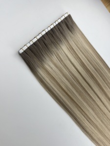 Extensiones de Cabello Remy de Doble Trama al por Mayor, Extensiones de Cabello Humano Natural Liso 100% Virgen con Cinta Adhesiva, Fabricantes de Extensiones de Cabello con Cinta Adhesiva - Product Image 3