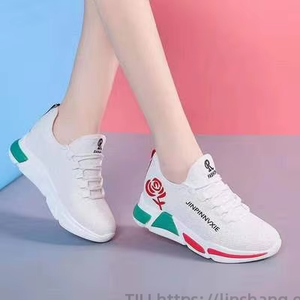 Baskets décontractées pour femmes, neuves et moins chères, à lacets, respirantes, pour la marche en extérieur - Product Image 6