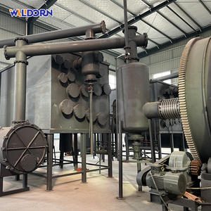 Walldorn Efficient Scrap <b>Tire</b> Continuous Pyrolysis System Oil And Carbon Black Production Recycling Line - Product Image 1