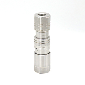 NPT 3/4 플랫 페이스 퀵 커넥터, 스테인리스 스틸 아메리칸 타입 에어 오일 유압 호스용 퀵 커플러 - Product Image 3