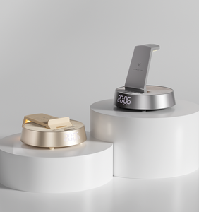 LED Mood Lamp Wireless Charger with Music <b>Speaker</b> Alarm Clock Magnetic Phone <b>Stand</b> for Birthday Corporate Gifting - Product Image 1