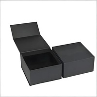 Boîte cadeau magnétique en carton rigide de luxe personnalisée, étui de présentation simple en papier pour cosmétiques