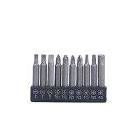 Ensemble d'outils de quincaillerie ménagers de 54 pièces, comprenant un assortiment de forets, boîte à outils transparente, fabriqué en [matériau/lieu d'origine] Acier 45; Approvisionnement direct usine