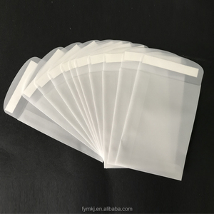 Sobre <span class=keywords><strong>de</strong></span> Celofán para Invitación <span class=keywords><strong>de</strong></span> Boda, 3x4.5 Pulgadas, Transparente, Elegante, con Estampado en Dorado y Plateado, Impresión CMYK, Presentación <span class=keywords><strong>de</strong></span> Regalo - Product Image 2