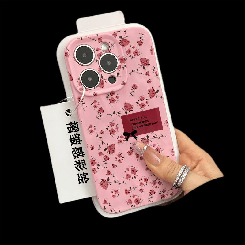 Matte Wrinkle Texture - Pink - Rose