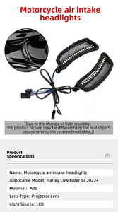 ไฟ LED สำหรับมอเตอร์ไซค์  ไฟหน้าแบบมีช่องระบายอากาศ  สำหรับ Harley Softail Low Rider ST Retrofit - Product Image 5