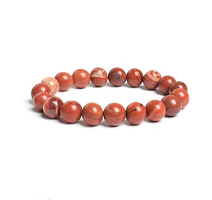 Mới Đến Tự Làm Yoga Vòng Đeo Tay Trang Sức Sáng Tạo Đính Cườm Vòng Đeo Tay 8Mm Đá Màu Đỏ Frosted Tiger Eye Vòng Đeo Tay Quà Tặng Cho Phụ Nữ - Product Image 4