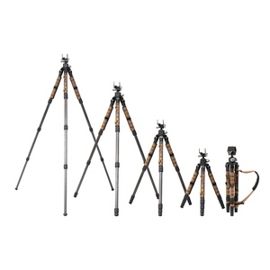 Trípodes estables de alta resistencia de fábrica Bolai para caza con abrazadera de sillín trípode de fibra de carbono para actividades al aire libre caza - Product Image 1