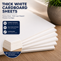 Feuilles de carton blanc OEM ODM A4 A3 vierges mates pour impression, copie et artisanat