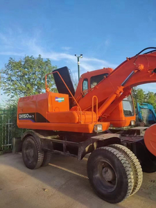 Excavatrice Doosan DH150W-7 d'occasion en excellent état, excavatrice hydraulique sur roues Doosan DH150W-7 en vente - Product Image 6