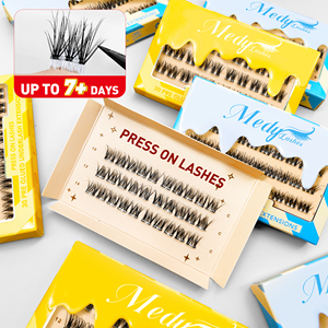 Extensions de <span class=keywords><strong>cils</strong></span> extra longues 15 mm blondes B pour <span class=keywords><strong>cils</strong></span> en grappe faits à la main, parfaits pour Noël, le Nouvel An, les fêtes, pour un regard étincelant et glamour. - Product Image 6