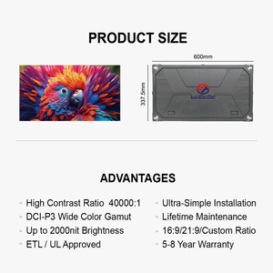 Pantalla LED Lecede, Pantalla LED COB, Señalización Digital y Pantallas para Exhibición de Sabores en Heladerías - Product Image 3