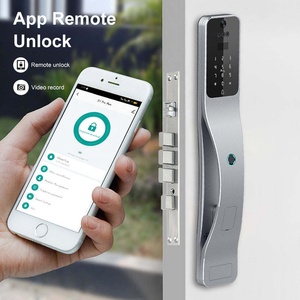 SINON Wholesale AI <b>Smart</b> <b>Lock</b> with Camera Video Intercom 3D Face ID Biometric Fingerprint Digital Door <b>Lock</b> for Home <b>Security</b> - Product Image 5