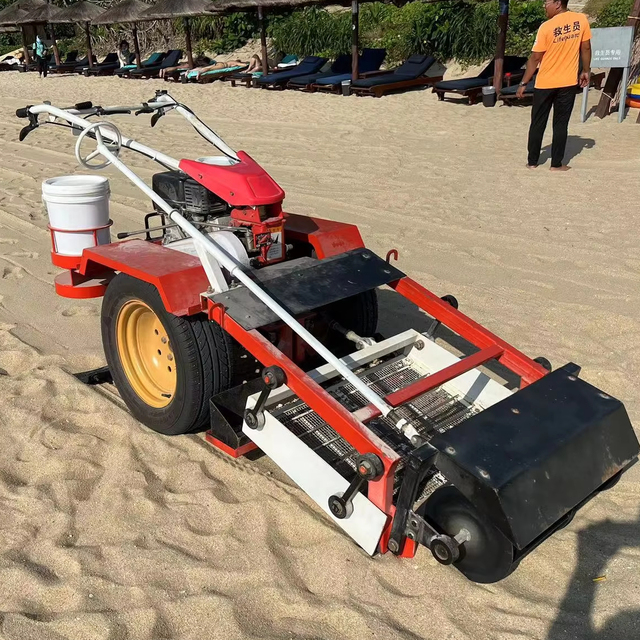 The Hand-pushed Beach Cleaning Machine Simple Use