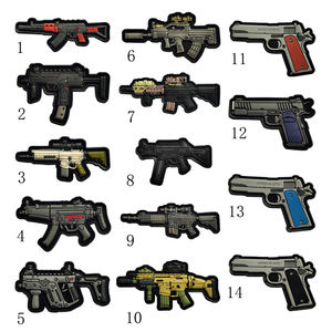 Parche Adhesivo 3D de PVC para Bolsa Táctica de Exterior, Logotipo de Goma, Parche Divertido con Ganchos, Insignia - Product Image 1