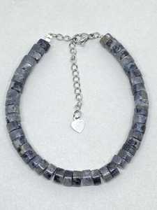Larvikite <b>Bracelet</b> Natural Crystal Adjustable <b>Bracelet</b> For Wedding Anniversary Meditation Healing Yoga Birthstone And Gift - Product Image 3