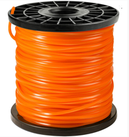 333695 Fil de Débroussailleuse en Nylon Rond de Qualité Résidentielle, 0,095 Pouce (2,4 mm), 3 Livres, Longueur de 855 Pieds, Orange