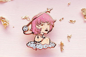 Precio de fábrica al por mayor de encargo princesa fantasía Metal Pin lindo dibujos animados duro solapa esmalte pines - Product Image 3