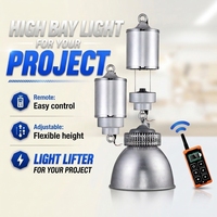 Éclairage LED Industriel Commercial à Télécommande pour Ateliers et Hangars – Projecteur LED Industriel à Télécommande