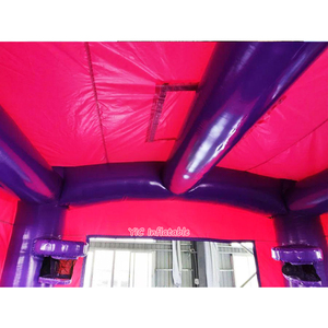 <span class=keywords><strong>Château</strong></span> gonflable commercial d'extérieur professionnel rose pour la vente – Station de saut pour fêtes - Product Image 4