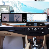 Autoradio Android 14 à double écran 12,3 pouces, Carplay, Android Auto, écran pour BMW Série 5 E60 2005-2010, lecteur multimédia, navigation GPS