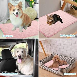 Am besten für Zwinger Schlafs ofa Eis Seiden matte Kühl decke Kissen <span class=keywords><strong>Pet</strong></span> Pad Hund Kühl matten - Product Image 4