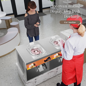 Machine à glace dure 4-en-1 aux saveurs de fruits, congélateur de table pour restaurants - Product Image 6