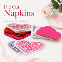 Serviettes en papier découpées sur mesure en gros, serviettes décoratives douces et absorbantes pour sublimer les tables lors de fêtes à thème