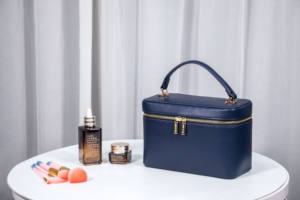 Crossbody luxe grote capaciteit reistas make-up organizer cosmetische kwasten opbergtas modieus PU dames tas - Product Image 2