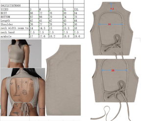 Luluxixiyaya เสื้อคอเต่าแบบกำหนดเองสำหรับผู้หญิง,เสื้อเปลือยหลังแบบเซ็กซี่ไม่มีตะเข็บโครงรอยบางไม่มีตะเข็บ - Product Image 4