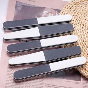 <span class=keywords><strong>3</strong></span>-in-1 nagelvijlspons zwart/wit/grijs, multi-zijdig, voor het gladmaken & polijsten van natuurlijke & gel nagels - Product Image 5