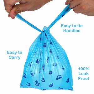 Bolsas Biodegradables para Excremento de Perro, con Forma de Chaleco, Resistentes a Olores, con Asa, Tamaño Grande - Product Image 5