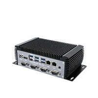 Mini PC Industrial Sin Ventilador, Intel Core I5/i7, Carcasa Resistente de Aluminio, Windows 11, Almacenamiento SSD, 2LAN, IoT, Certificado CE